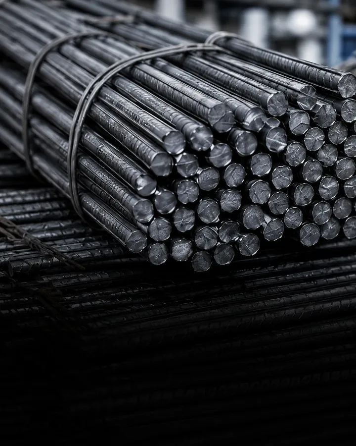 Steel reinforcement bars available from Mjengo